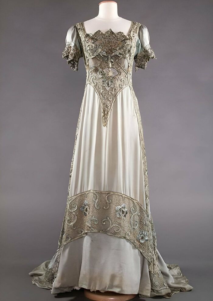 Silky Smooth Ball Gown From Around 1910