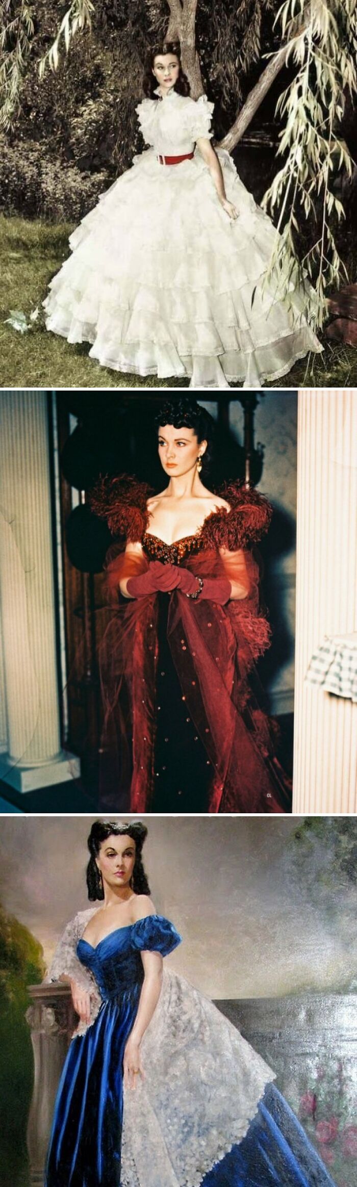 Vivien Leigh’s Gorgeous Costumes In "Gone With The Wind" (1939)