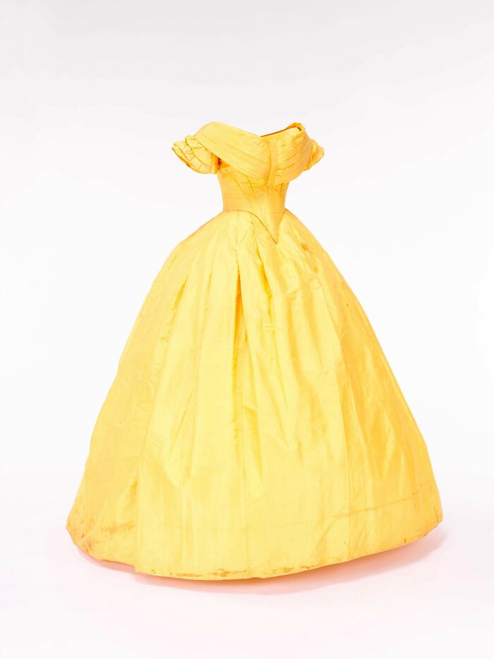 The 1840s Silk Dress That Totally Feels Like Princess Belle’s Gown