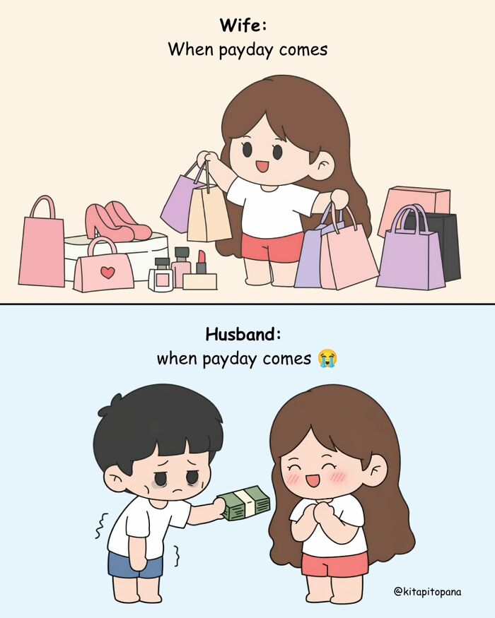 20 Hilariously True Comics About The Weird Stuff Couples Do