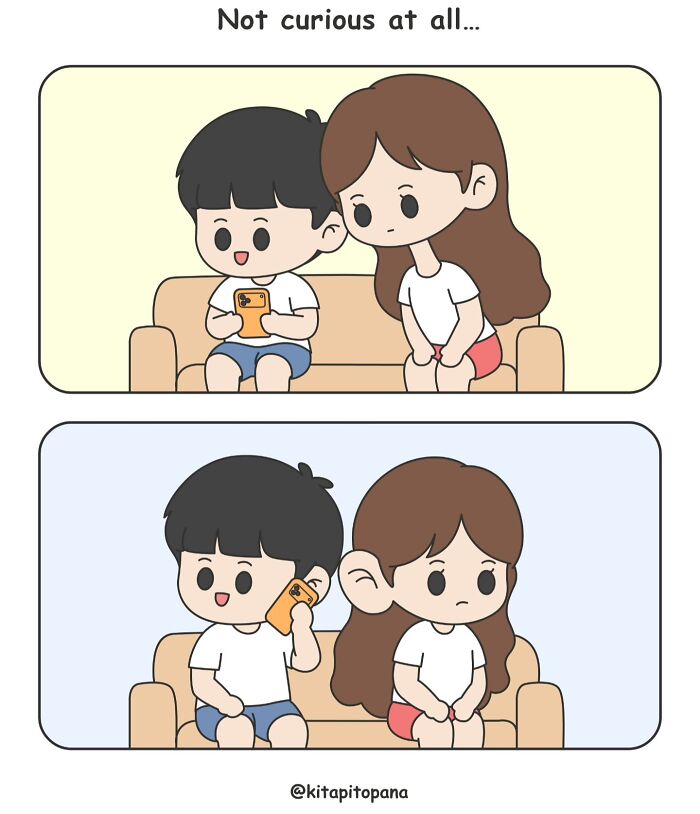 20 Hilariously True Comics About The Weird Stuff Couples Do