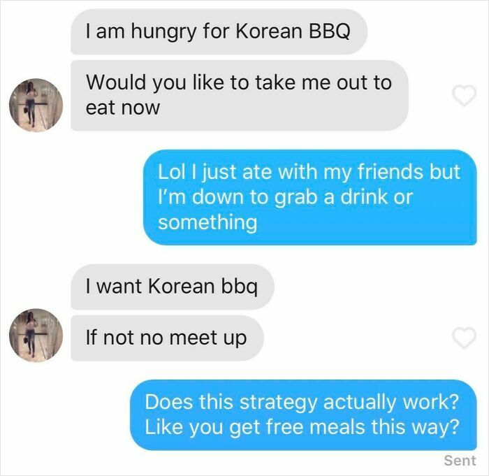 Tinder Date Wants Korean BBQ, But No Wallet?