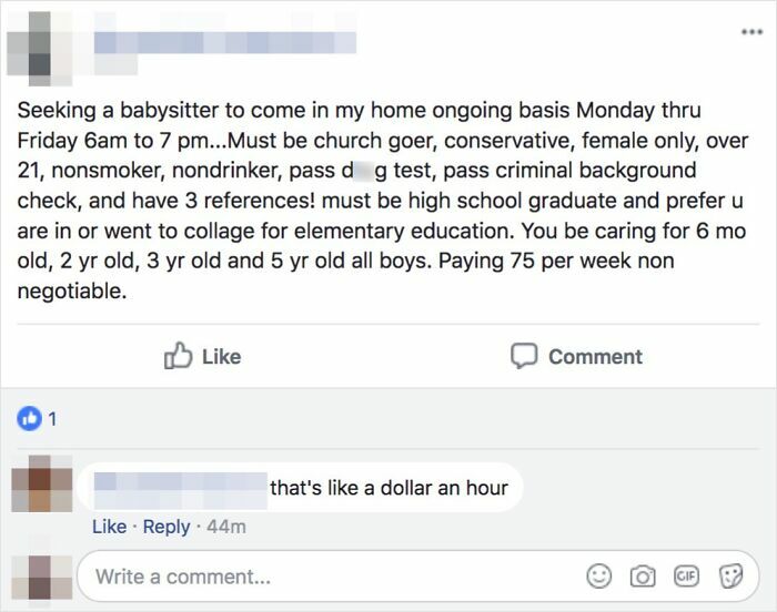 Babysitter Wanted But Must Be A College Student? OK Then