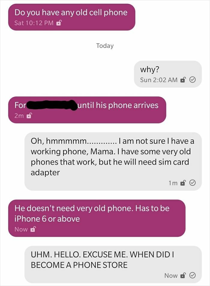 Mom’s Old Phone Wish List: ‘Has To Be At Least iPhone 6’