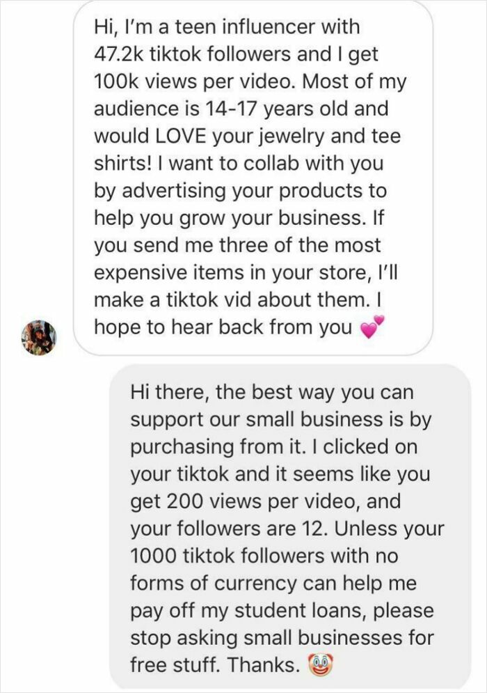 TikTok Teens Sliding Into DMs For Freebies. Here’s a Peek