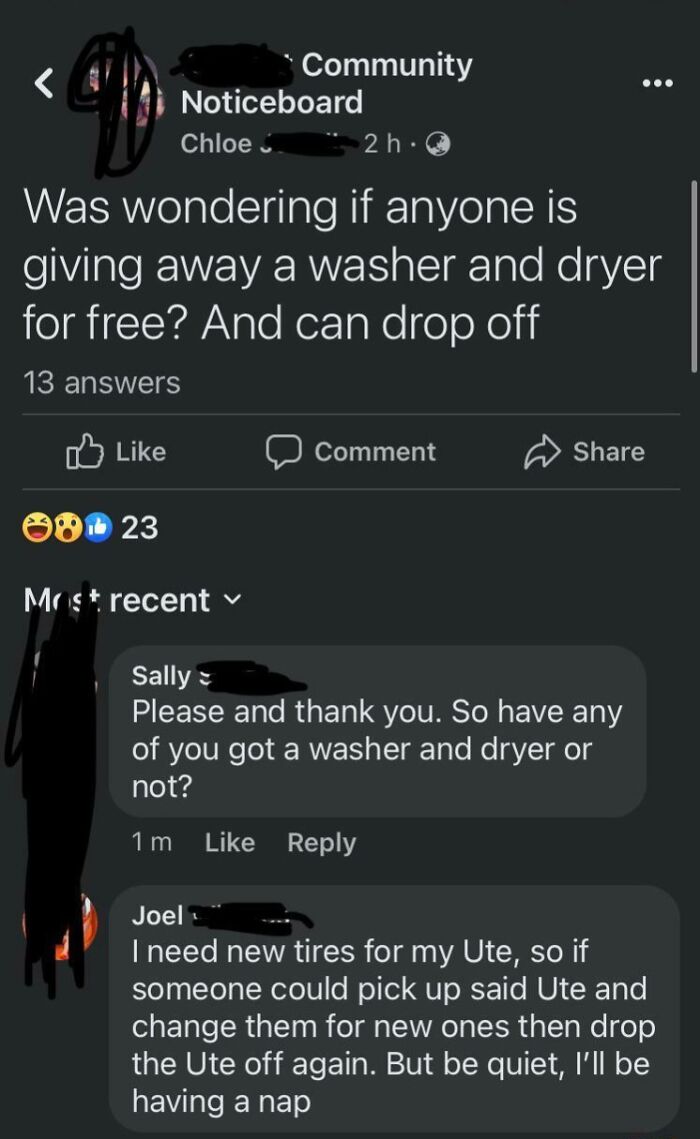 Surprise! Another Choosing Beggar Crashes The Party