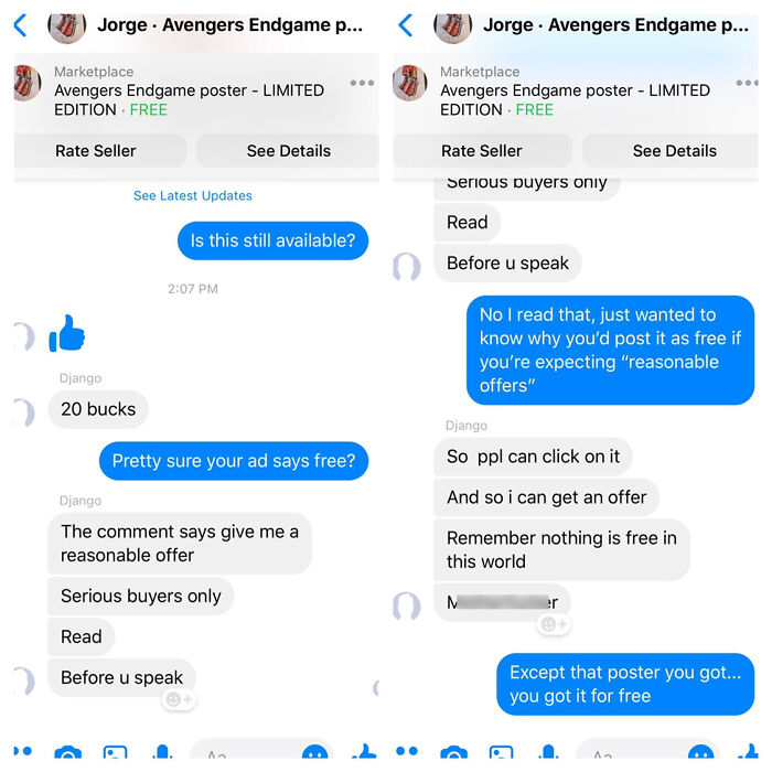 Am I Being A Choosing Beggar Here?