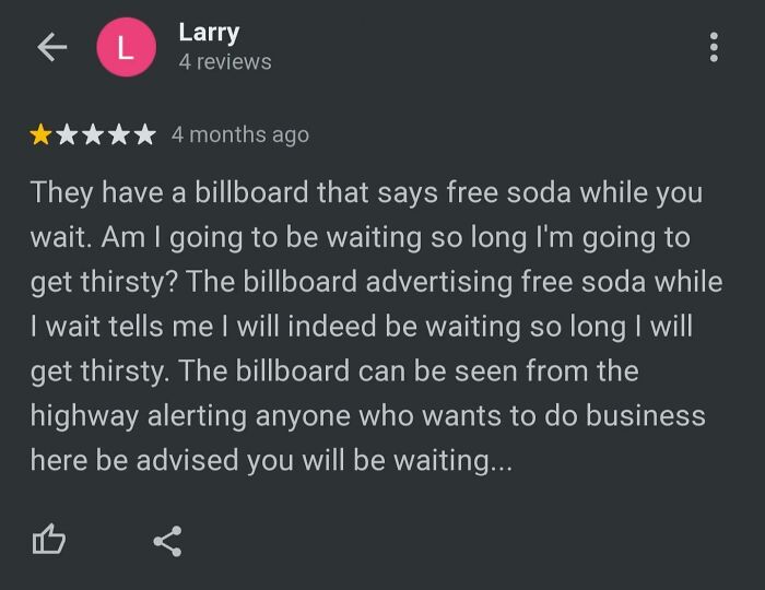 Local Welding Store Offers Free Drinks, Larry Is NOT Happy