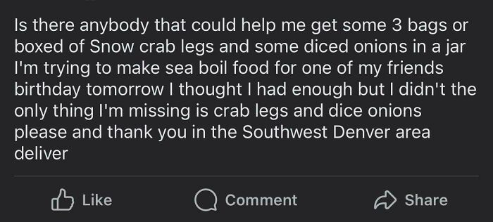 Deliver $50 Worth of Crab Legs? No Problem!
