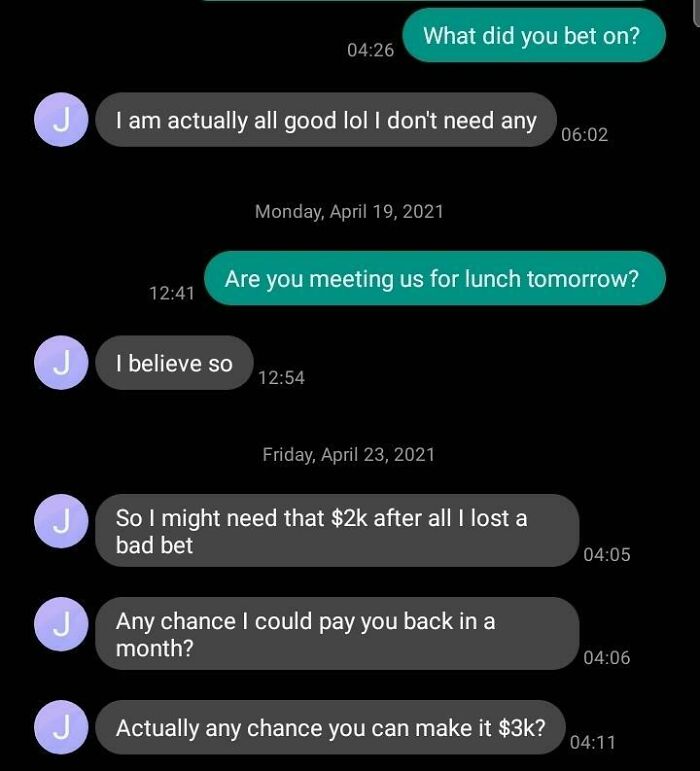 Brother Makes Big Bets, Wants Me To Cover His Losses