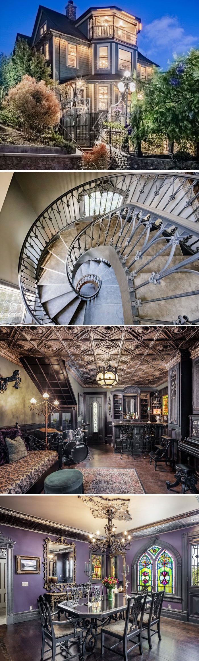 This 1888 Victorian In San Diego Has Chandeliers, Secret Speakeasy and More