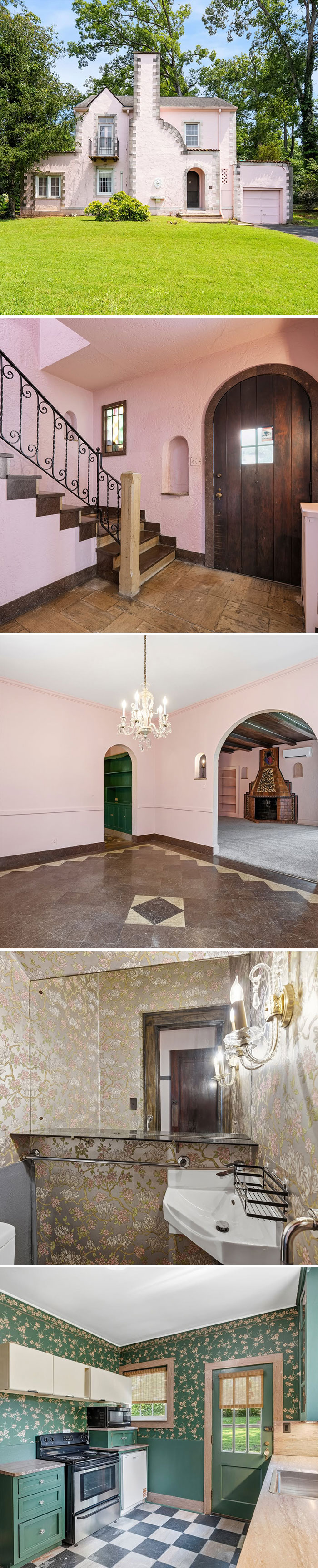 A Gorgeous Pink Stucco Dream In Knoxville That Didn’t Last A Day On Market!