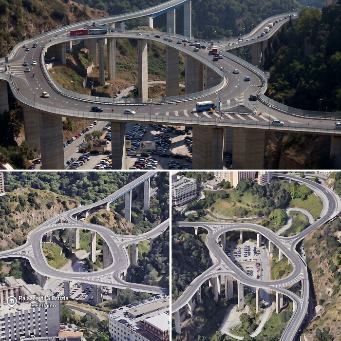 Italy’s Roundabout Bridge: The Circle of Traffic Life