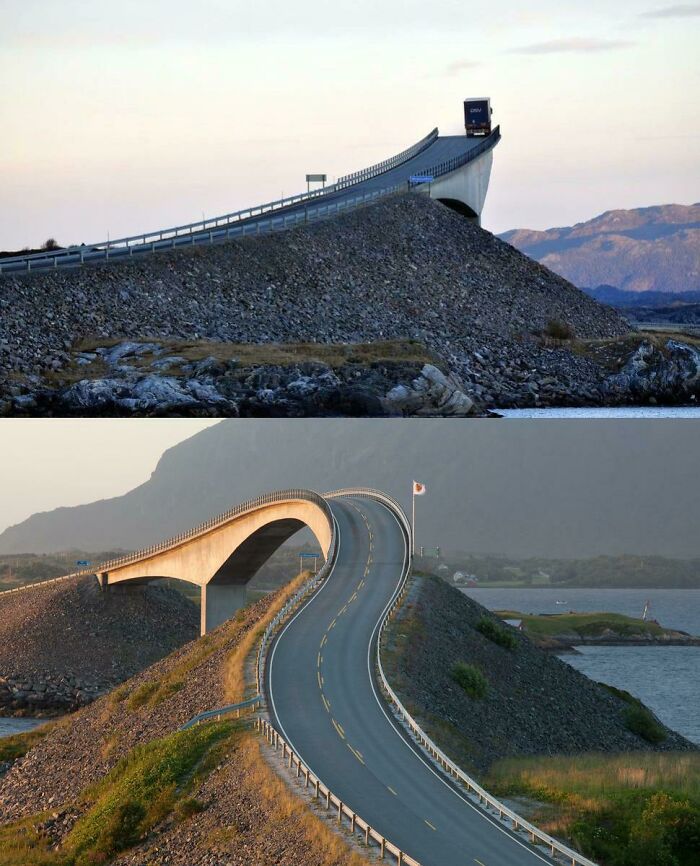 Storseisundet Bridge In Norway: Like A Rollercoaster For Cars