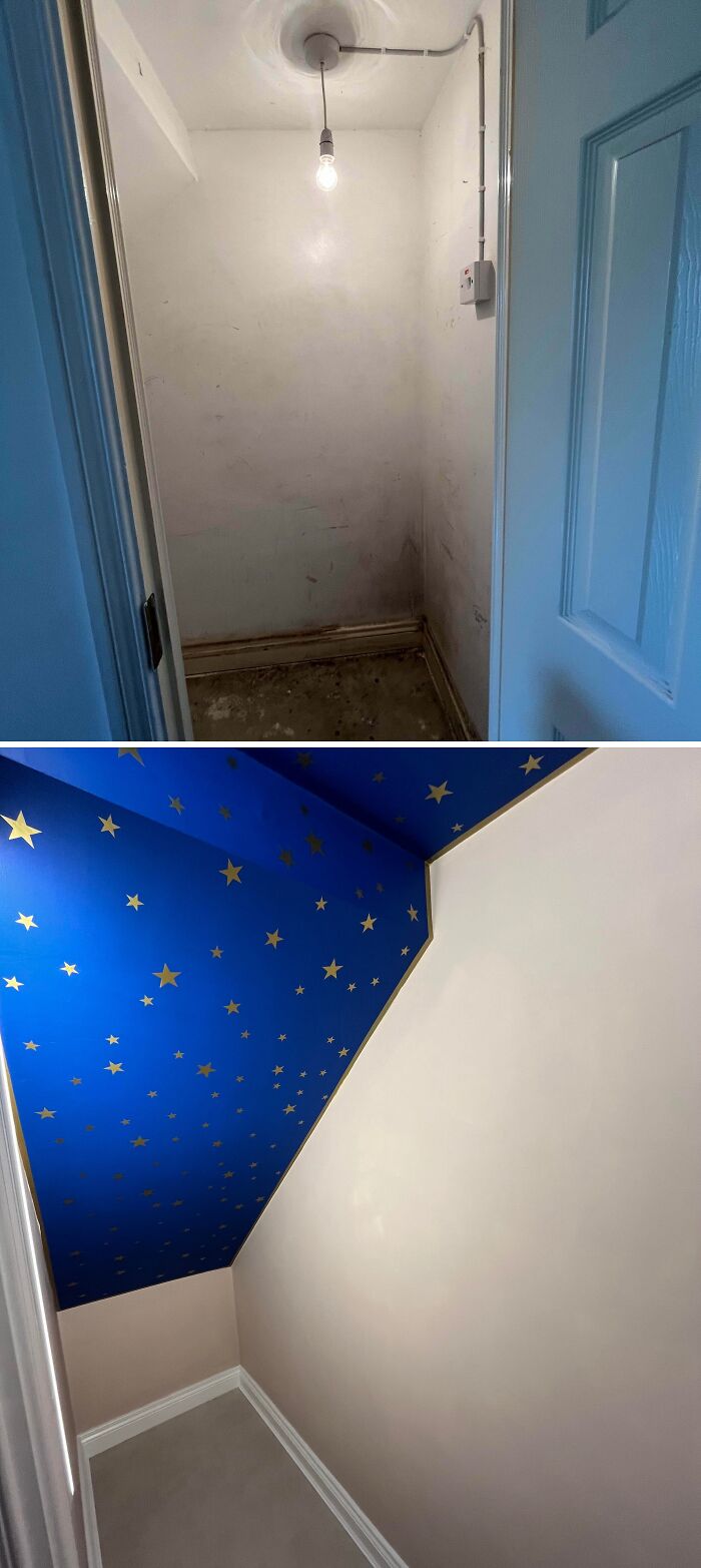 Turned That Sad Stair Closet into a Storage Paradise