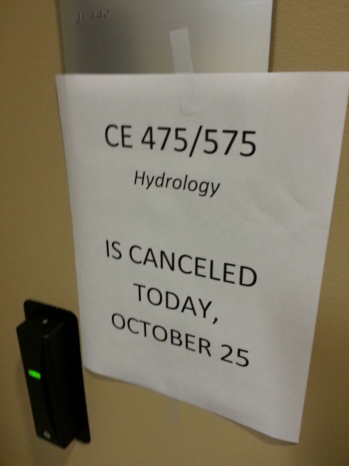 Professors That Don’t Believe In Emails? Yeah, That Happens
