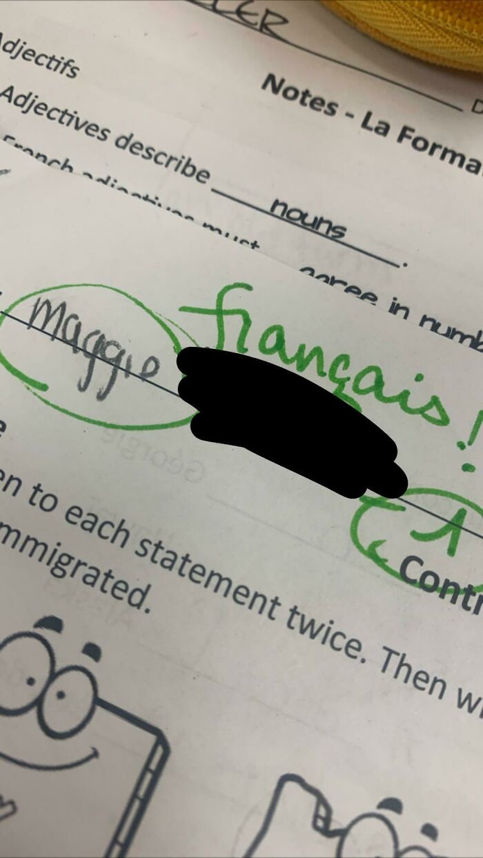 French Teacher Gives Us ‘French Names’ Mid-Year And Takes Points Off If You Don’t Use Them
