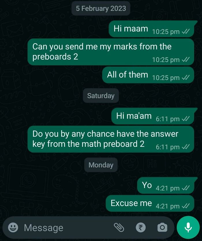 My Teacher Keeps Ignoring My Messages