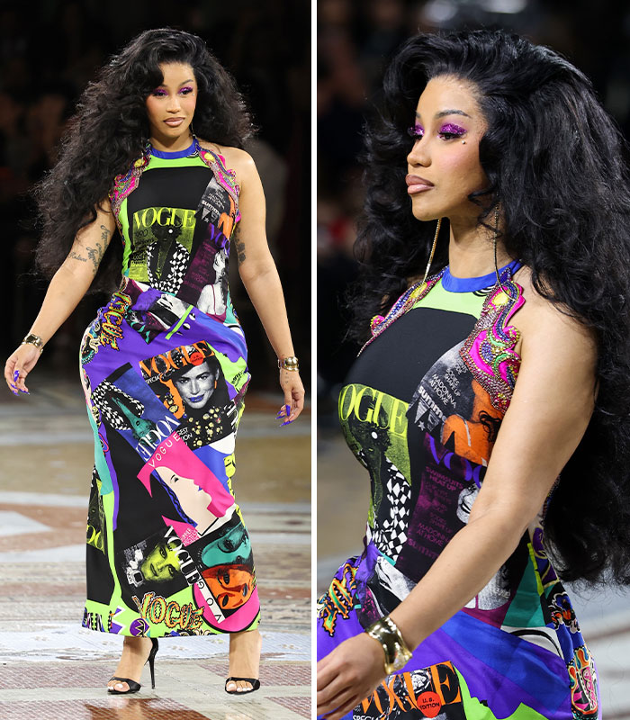 Cardi B’s Versace Dress Got Called ‘Cheap’—Internet Was NOT Having It