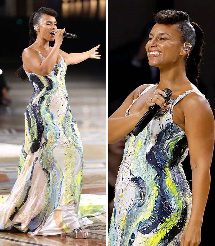 Alicia Keys Closed the Show With a Dress and Performance That Split Opinions