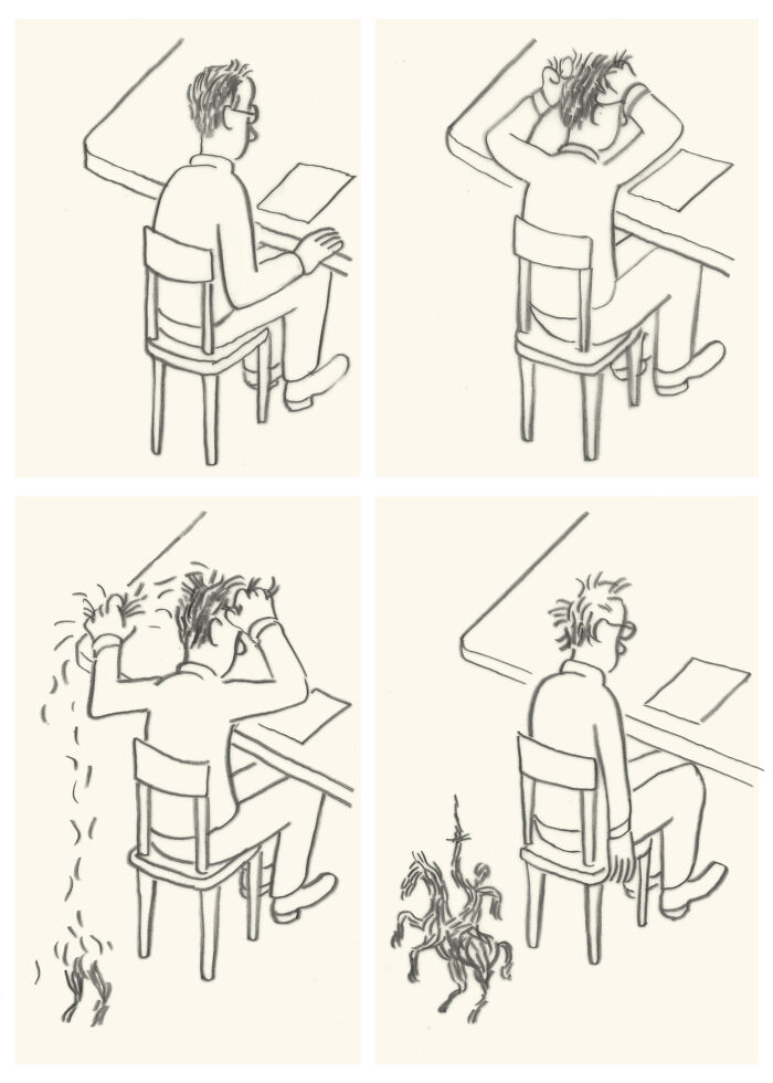The Creative Process, Pencil On Paper, 2015