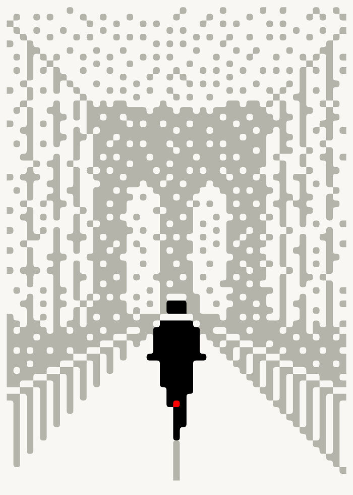 Whiteout (Day), Silkscreen, 2020