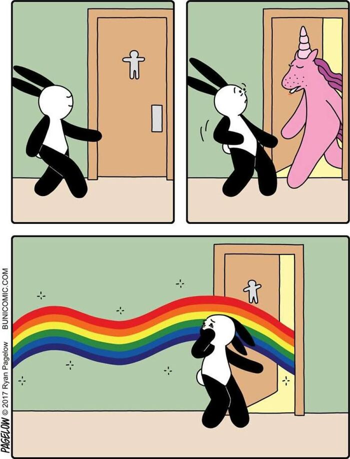 20 Hilariously Dark Buni Comics Where Cute Unicorns Crash and Burn