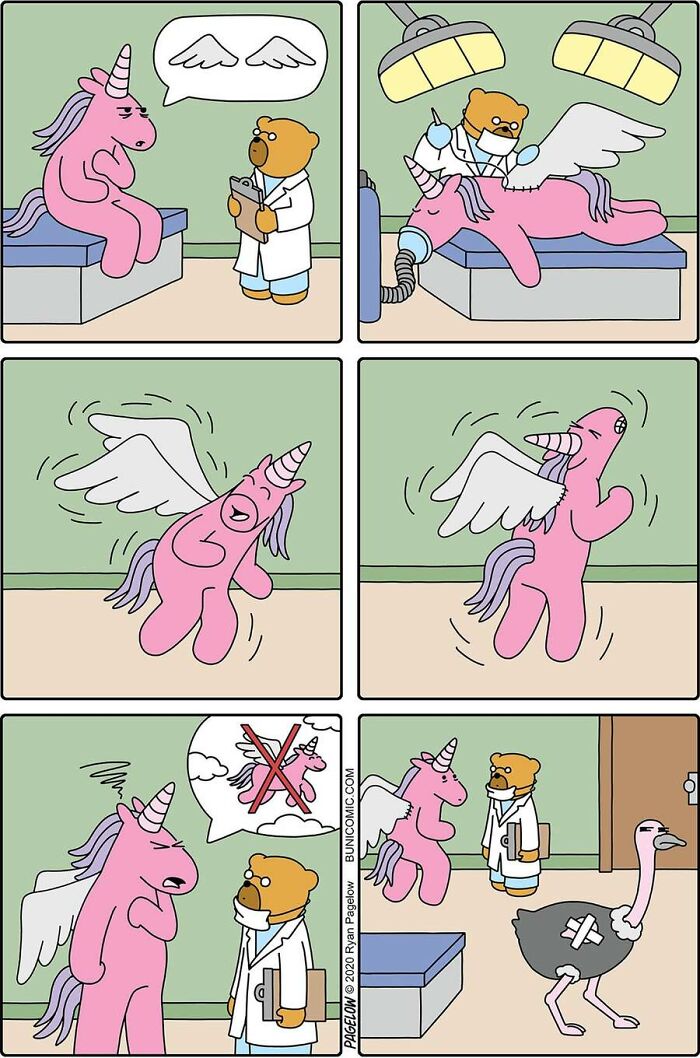 20 Hilariously Dark Buni Comics Where Cute Unicorns Crash and Burn