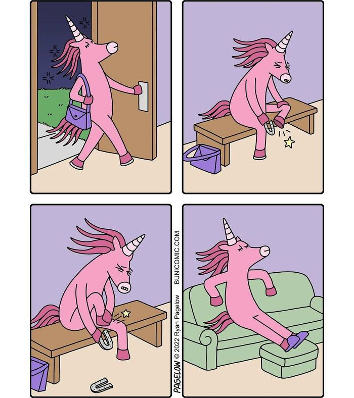 20 Hilariously Dark Buni Comics Where Cute Unicorns Crash and Burn