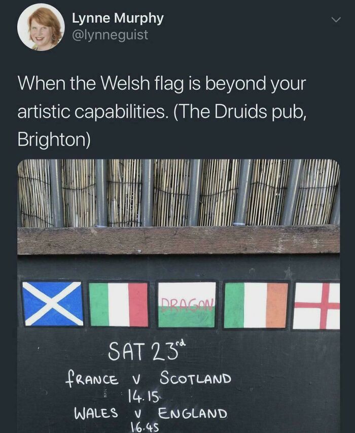 Poor Wales, Always The Punchline