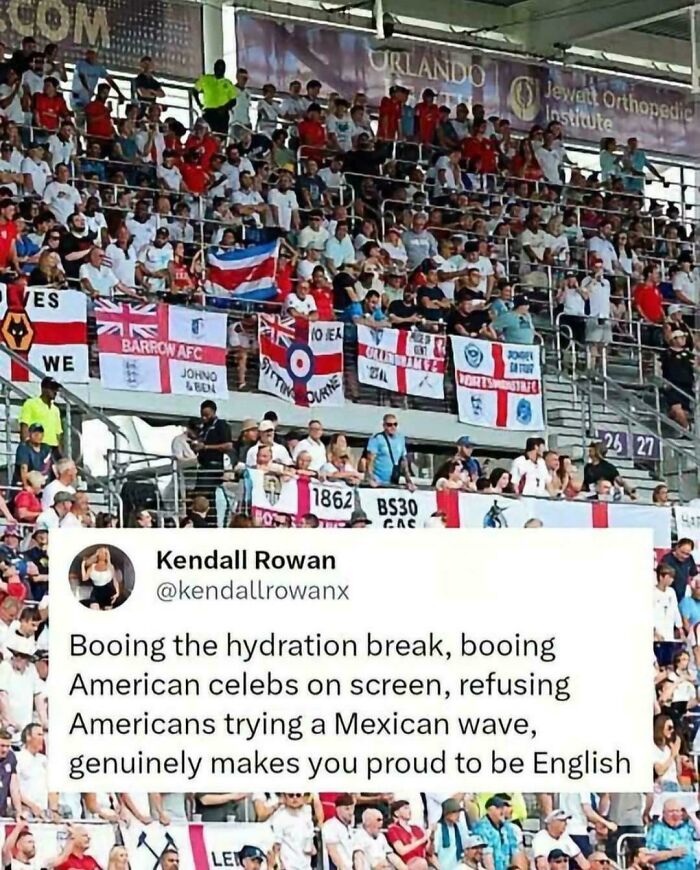 Proud To Be An English Fan!