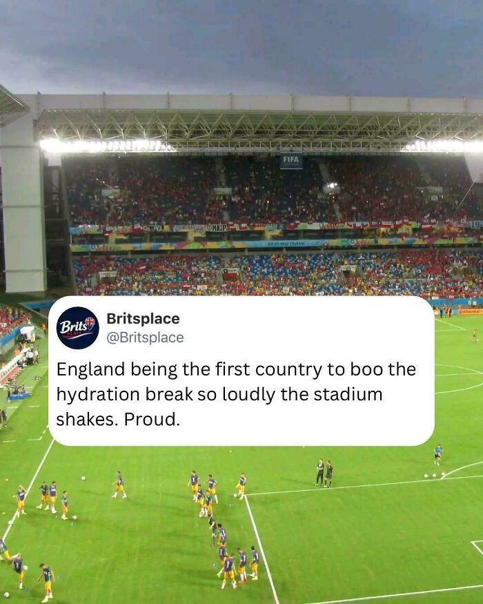 First Country To Boo Hydration Breaks? Only Britain