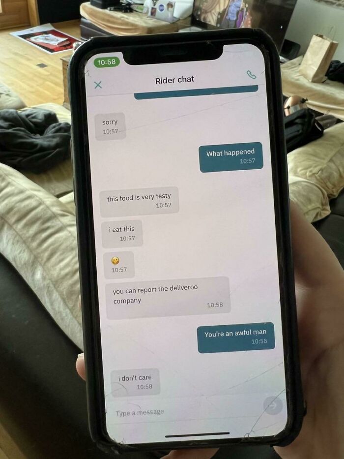 Deliveroo Driver Gone Rogue
