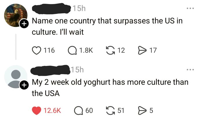 Name One Country With More Culture Than The US (Good Luck!)