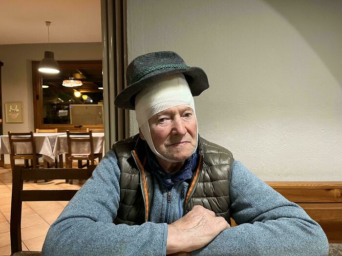 Grandad’s Post-Surgery Portrait (Total WIN)