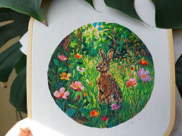 A Hare Happening Right In a Forest Clearing