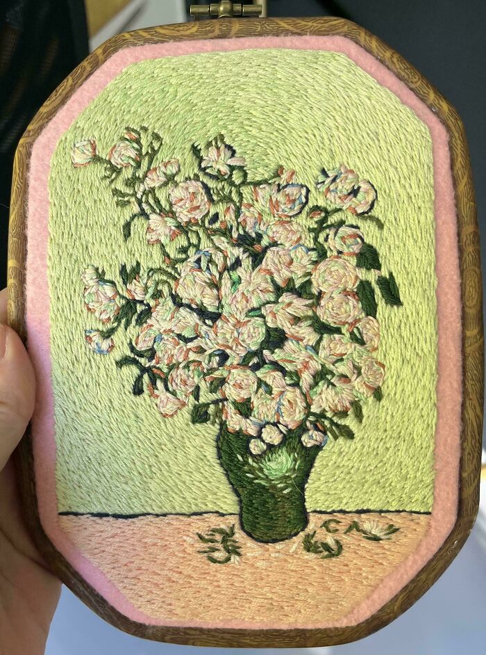 Van Gogh, But Stitch Edition