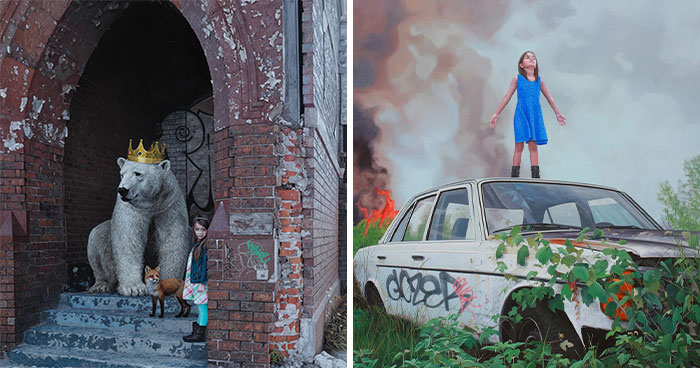 Kids, Wild Animals, and a Crumbling World: Kevin Peterson’s Paintings Are Wild and Weird (In a Good Way)