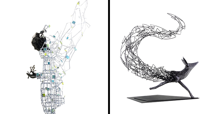 36 Steel Sculptures That Totally Let Your Imagination Run Wild