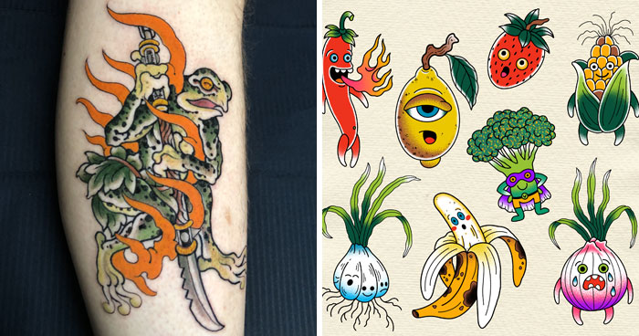 Wait, People Actually Use Fruit and Phones to Say Tattoo Sizes?
