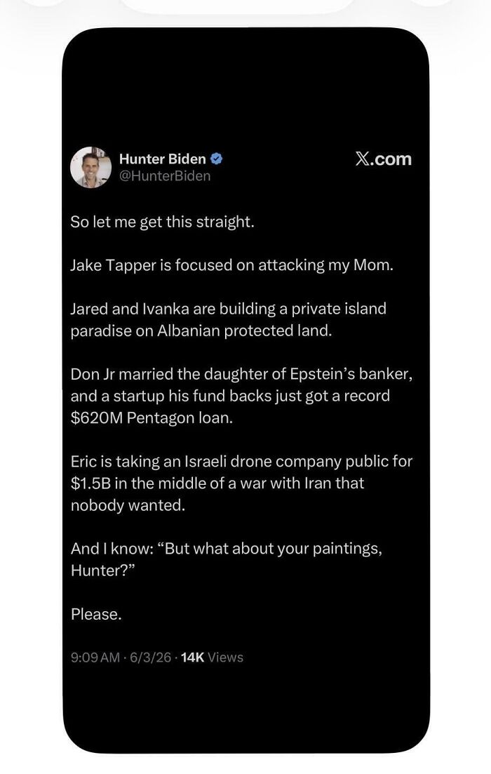 Hunter Biden—Again!