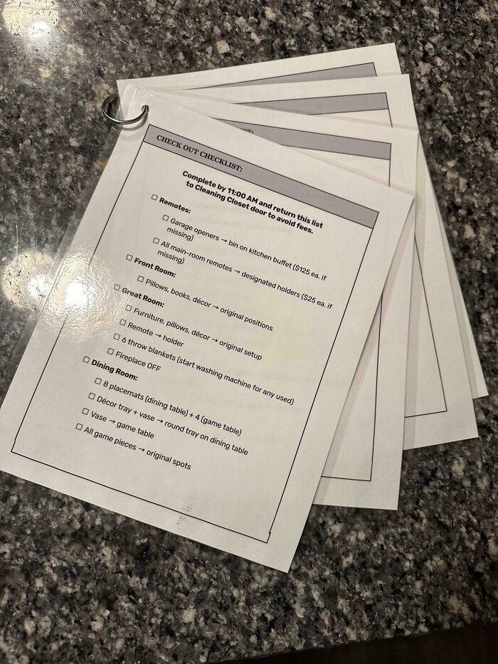 Four Pages of Cleaning? Airbnb Wants Us To Do A Marathon!