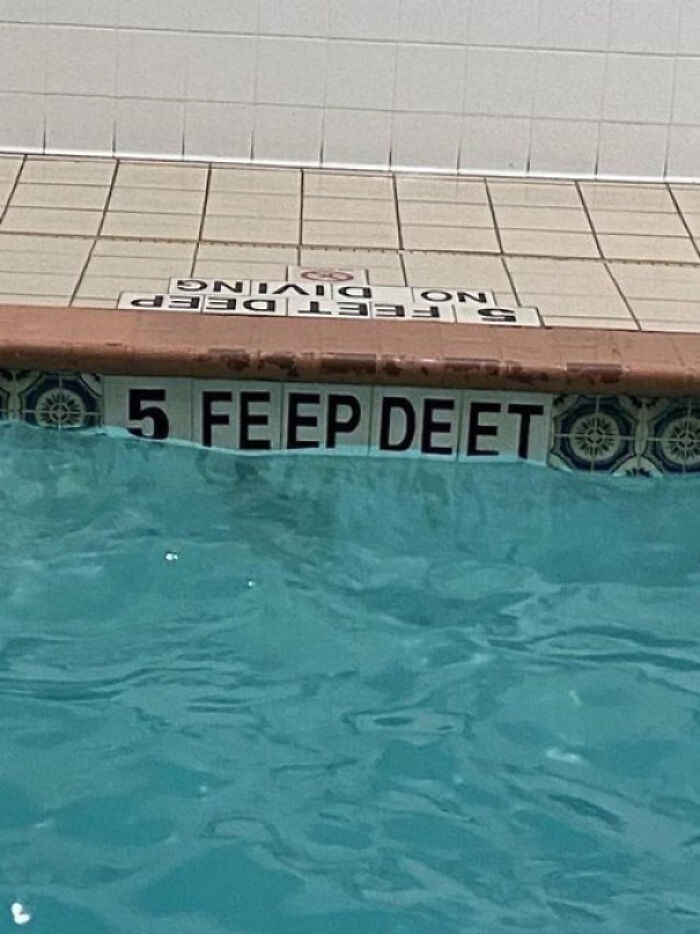 Did They Meant '5 Feet Deep'?