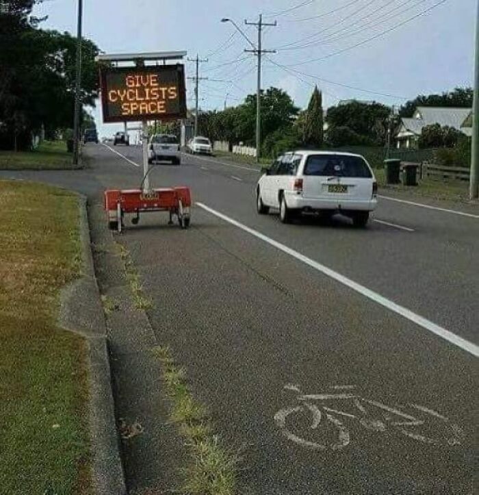 Give Cyclists Space? Yeah, About That...