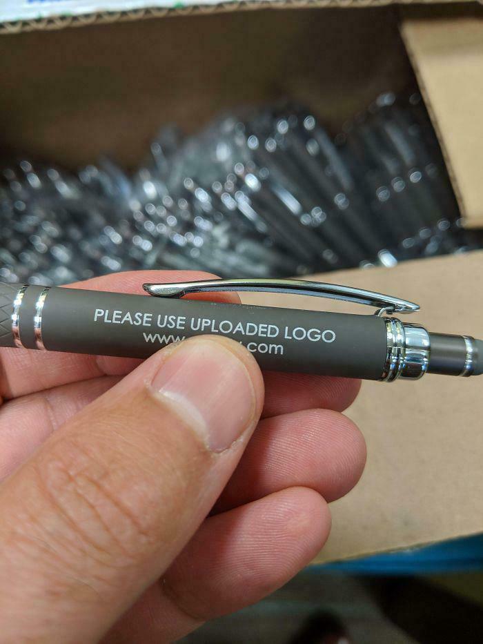 They Ignored The Uploaded Logo—Classic!