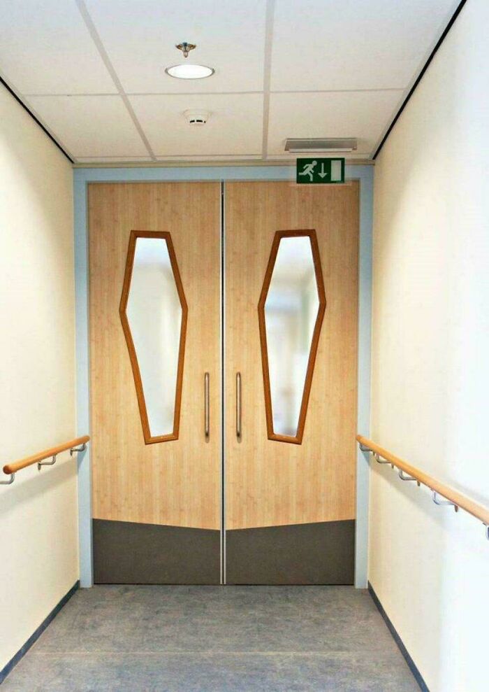 Hospital Doors Designed to Confuse