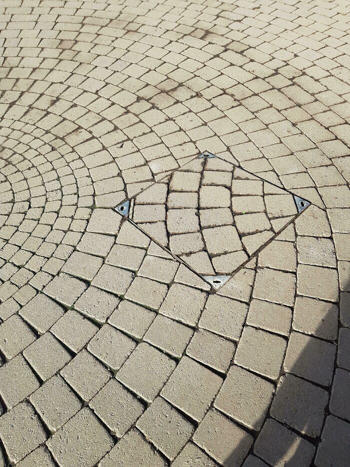 Manhole Cover Put Back... Boss Style