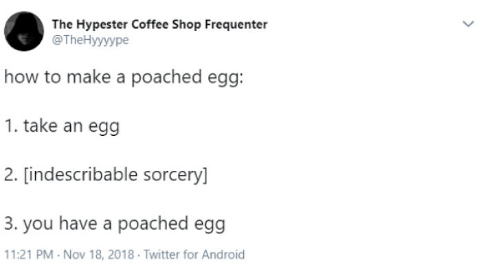 Poached Egg Instructions: Vague But Inspiring